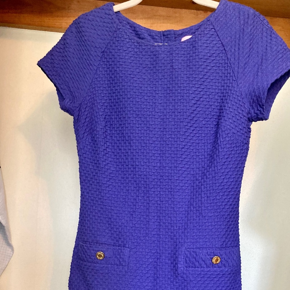 Lilly Pulitzer Coco shift dress Spectrum Blue, Size M